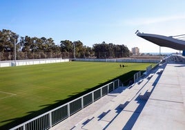 El campo principal de La Academia, el día de su inauguración.