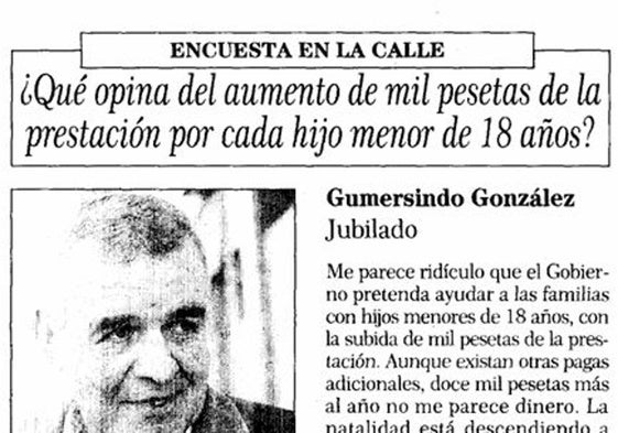 Nuestra encuesta en la calle.