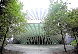 Acceso a la galería del Calatrava.