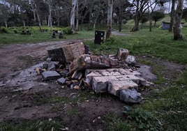 Las parrillas del Pinar de Gorliz implicaban un riesgo de incendios forestales.