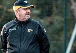 Bingen Arostegi realizó una valoración sobre el último partido ante el Beasain.