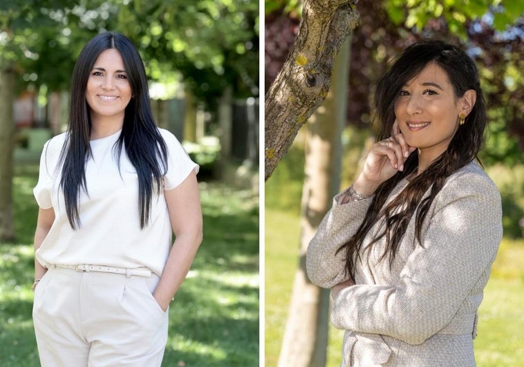 Viviana Tuesta y Nerea Calzada, wedding planner que trabajan en Valladolid.