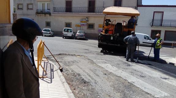 Se asfaltarán 10.000 metros cuadrados en la segunda fase del proyecto