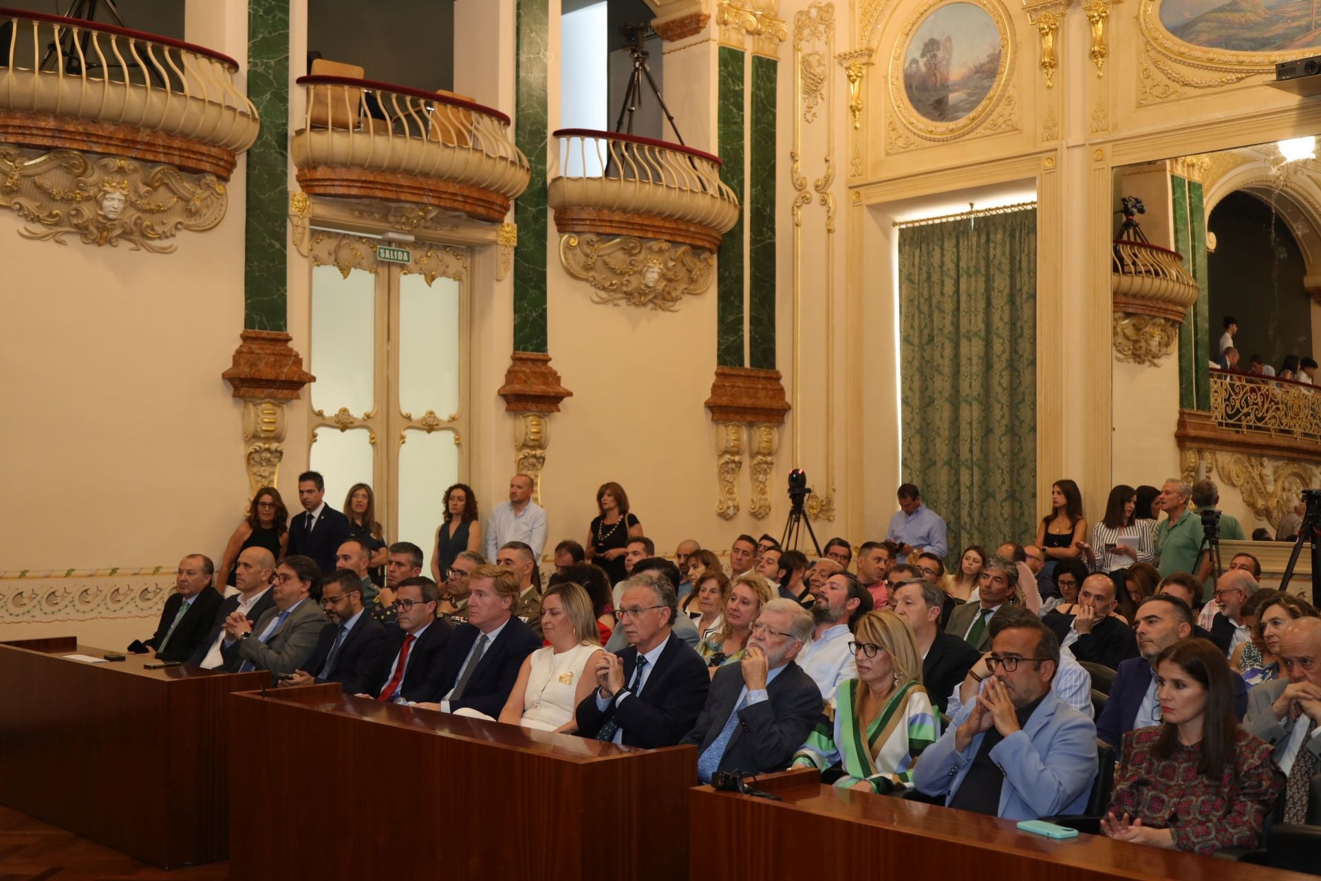 Toma de posesión de Raquel del Puerto como presidenta de la Diputación de Badajoz, en imágenes