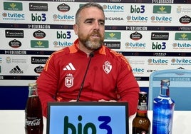 Javi Rey, entrenador de la Deportiva.