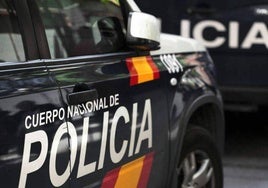 Un coche de la Policía Nacional